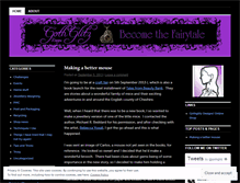 Tablet Screenshot of gothglitz.wordpress.com