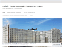 Tablet Screenshot of moladi.wordpress.com