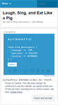 Mobile Screenshot of laughsing.wordpress.com