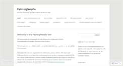 Desktop Screenshot of paintingneedle.wordpress.com
