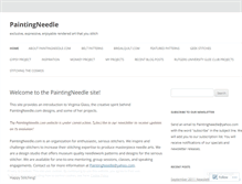 Tablet Screenshot of paintingneedle.wordpress.com