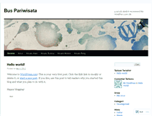 Tablet Screenshot of buspariwisatamartinjaya.wordpress.com