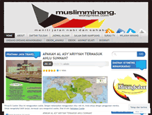 Tablet Screenshot of muslimminang.wordpress.com