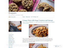 Tablet Screenshot of flourpants.wordpress.com