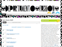 Tablet Screenshot of departamentofashion.wordpress.com