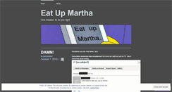 Desktop Screenshot of eatupmartha.wordpress.com