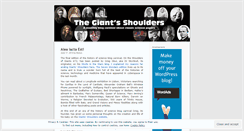 Desktop Screenshot of ontheshouldersofgiants.wordpress.com