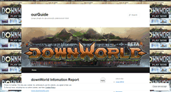 Desktop Screenshot of downworldguide.wordpress.com