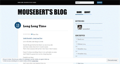 Desktop Screenshot of mousebert.wordpress.com