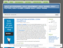 Tablet Screenshot of golf247uk.wordpress.com