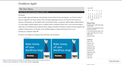 Desktop Screenshot of goodnessapple.wordpress.com