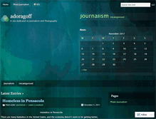 Tablet Screenshot of adoragoff.wordpress.com