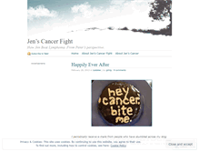 Tablet Screenshot of cancerfight.wordpress.com