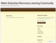 Tablet Screenshot of metrosubrlc.wordpress.com