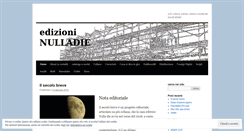 Desktop Screenshot of nulladie.wordpress.com