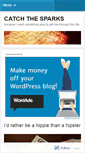 Mobile Screenshot of catchthesparks.wordpress.com