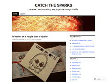 Tablet Screenshot of catchthesparks.wordpress.com