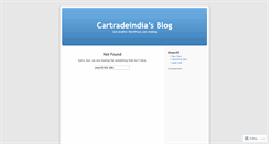 Desktop Screenshot of cartradeindia.wordpress.com