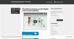 Desktop Screenshot of fundraisingcampaigns.wordpress.com