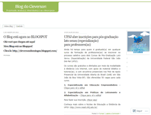 Tablet Screenshot of cleversondomingos.wordpress.com