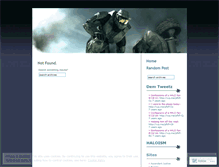 Tablet Screenshot of haloism.wordpress.com