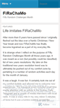 Mobile Screenshot of firachamo.wordpress.com