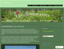 Tablet Screenshot of cheminscreux.wordpress.com