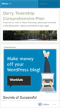 Mobile Screenshot of derrycompplan.wordpress.com