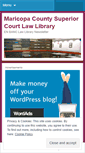 Mobile Screenshot of maricopacountysuperiorcourtlibrary.wordpress.com