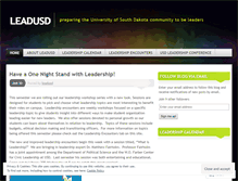 Tablet Screenshot of leadusd.wordpress.com
