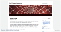Desktop Screenshot of neilhut.wordpress.com