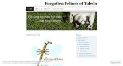 Desktop Screenshot of forgottenfelines.wordpress.com