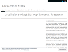 Tablet Screenshot of hermesian.wordpress.com