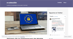 Desktop Screenshot of ecoleccion.wordpress.com