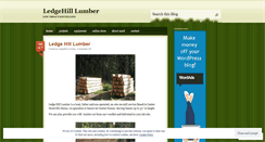 Desktop Screenshot of ledgehill.wordpress.com