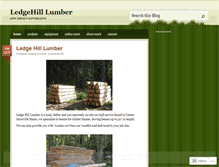 Tablet Screenshot of ledgehill.wordpress.com
