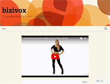 Tablet Screenshot of bizivox.wordpress.com