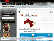 Tablet Screenshot of mediasingkawang.wordpress.com