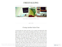 Tablet Screenshot of freefallingintograce.wordpress.com