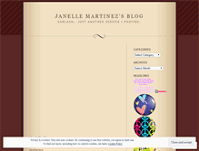 Tablet Screenshot of janellemartinez.wordpress.com