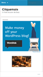 Mobile Screenshot of cliquemais.wordpress.com