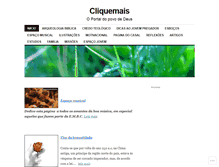 Tablet Screenshot of cliquemais.wordpress.com