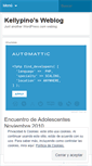 Mobile Screenshot of kellypino.wordpress.com