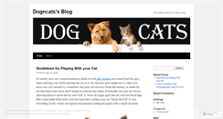 Desktop Screenshot of dogncats.wordpress.com