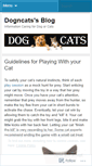 Mobile Screenshot of dogncats.wordpress.com