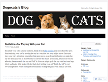 Tablet Screenshot of dogncats.wordpress.com