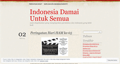 Desktop Screenshot of indonesiatanpafpi.wordpress.com