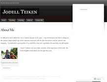 Tablet Screenshot of jteiken.wordpress.com