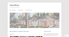 Desktop Screenshot of calarcolibrary.wordpress.com