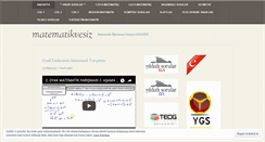 Desktop Screenshot of matematikvesiz.wordpress.com